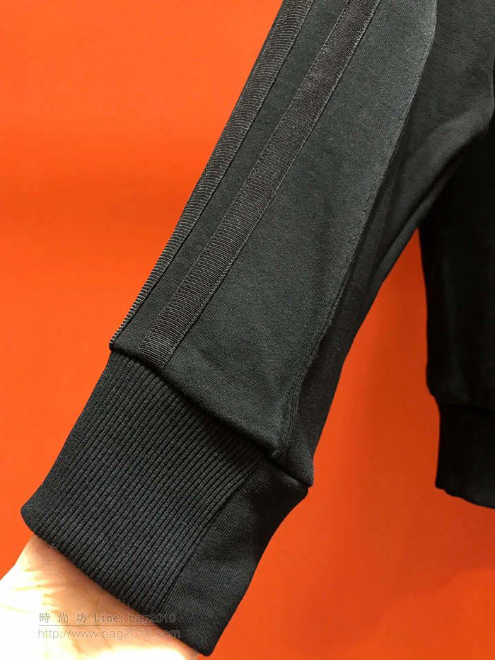 Y-3男裝 19/20FW新款衛衣 超厚高品質 男士連帽套頭黑色衛衣  tzy2281